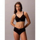 LIGHTLY LINED BRALETTE BLACK