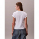 SS GRAPHIC LOGO BABY TEE BRIGHT WHITE