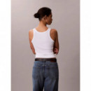 CONTOUR 2X2 RIB GRAPHIC TANK BRIGHT WHIT