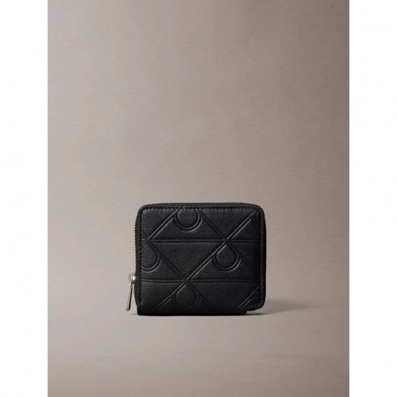 XL EMBLEM AOP EMBOSS ZIP BILL FO BLACK