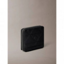 XL EMBLEM AOP EMBOSS ZIP BILL FO BLACK