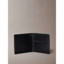 XL EMBLEM AOP EMBOSS EW BILLFOLD BLACK