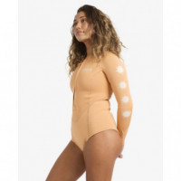 BILLABONG - SALTY DAYZ NATURAL LONG´ARM FRONT ZIP 2.2mm. WETSUITS