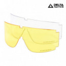 Gafas Pantalla Od 3 Lentes 800 DELTA TACTICS