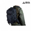 Mochila Combate Compact Corte Láser Negra DELTA TACTICS