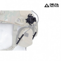 Adaptadores Auricular para Casco Negro DELTA TACTICS