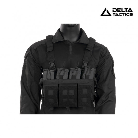 Chaleco Táctico FORCE MK2 Negro DELTA TACTICS