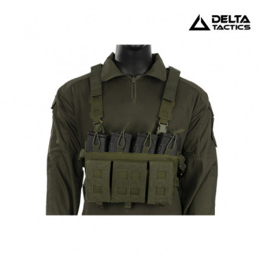 Chaleco T&aacute;ctico FORCE MK2 Oliva DELTA TACTICS
