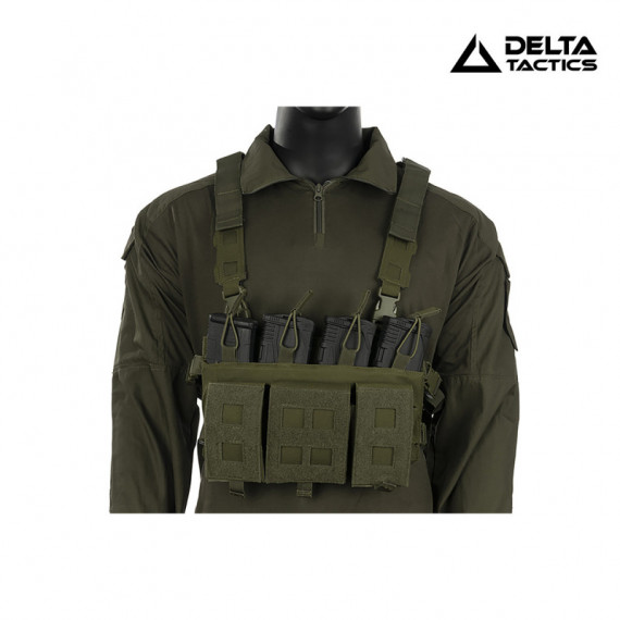 Chaleco Táctico FORCE MK2 Oliva DELTA TACTICS