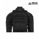 Panel Trasero Cargo Negro DELTA TACTICS