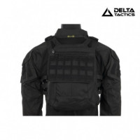 Panel Trasero Cargo Negro DELTA TACTICS