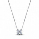 Pandora Collar en plata de primera ley Trébol 394502C01