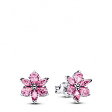 Pandora Pendientes de bot&oacute;n en plata de primera ley 292633C02