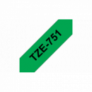 Cinta BROTHER P-touch Laminada TZ751 Verde
