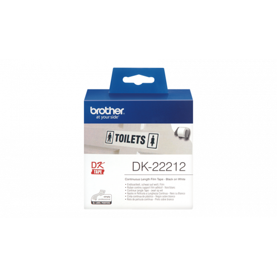 Cinta Pelicula Continua BROTHER Blanca 62MM 15,24M (DK22212)