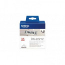 Cinta Pelicula Continua BROTHER Blanca 62MM 15,24M (DK22212)