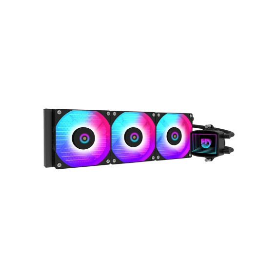 VENTILADOR HIDITEC KIT REFRIGERACION LIQUIDA LQ360 RGB 120mm NEGRO LDCR10002