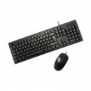 TECLADO + RATON COOLBOX USB NEGRO