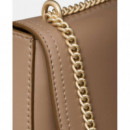 CK CONVERTIBLE CHAIN SMALL BAG DESERT TA