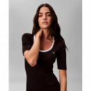 SS 2X2 BABY RIB CUTOUT BK MINI D BLACK