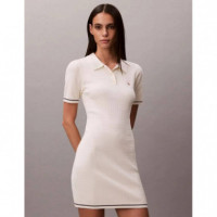 MICROCABLE MINI DRESS TOFU