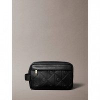 XL EMBLEM AOP EMBO﻿SS DOPP KIT BLACK