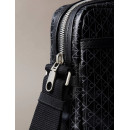 EMBLEM AOP COATED SLIM REPORTER BLACK /