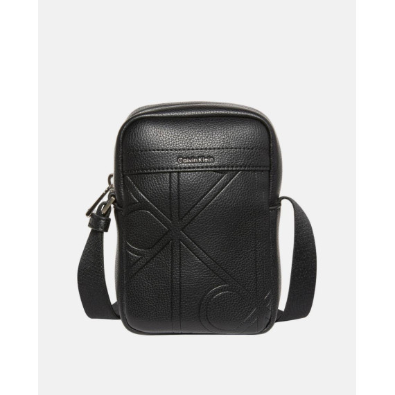 EMBLEM AOP EMBOSS SLIM REPORTER BLACK