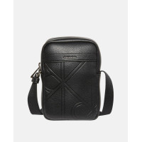 EMBLEM AOP EMBOSS SLIM REPORTER BLACK