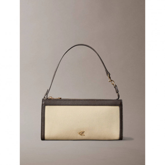 CK CANVAS CONVERTIBLE POUCH KHAKI CANVAS