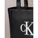 BOLD CK MEDIUM TOTE BLACK/WHITE