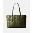 QUILTED SMALL TOTE CYPRESS