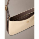 CK CANVAS SMALL SHOULDER BAG KHAKI CANVA