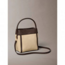 CK CANVAS BUCKET WITH STRAP KHAKI CANVAS