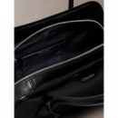 EMBLEM TRIO SHOULDER BAG BLACK