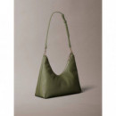 EMBLEM HW PEBBLE SHOULDER BAG CYPRESS