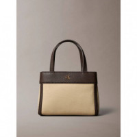 CK CANVAS MINI TOTE CROSSBODY KHAKI CANV