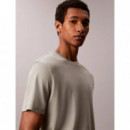 SS SUPIMA CHEST EMB CREWNECK TEE SHADOW