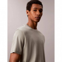 SS SUPIMA CHEST EMB CREWNECK TEE SHADOW