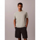 SS SUPIMA CHEST EMB CREWNECK TEE SHADOW