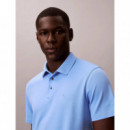 SS SUPIMA CHEST EMB POLO BLUE DESCENT