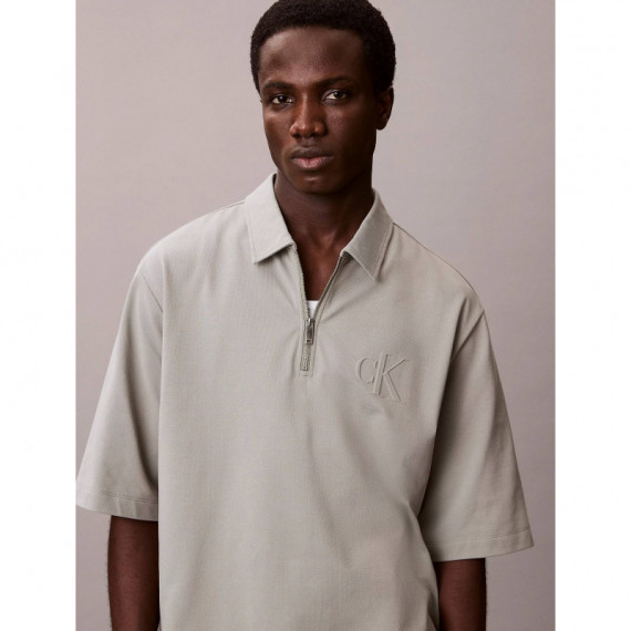 SS SUPIMA CHEST EMB POLO SHADOW