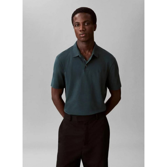 SS SUPIMA CHEST EMB POLO NEARLY NAVY