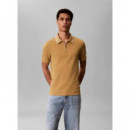 SS TIPPED ZIP PIQUE POLO ANTELOPE