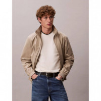 SS TIPPED PIQUE CREWNK TEE TOFU