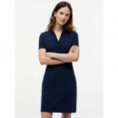 SLIM OPEN NK POLO DRESS SS DARK NIGHT NA