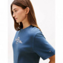 VARSITY CREST MDRN C-NK SS TEE DARK NIGH