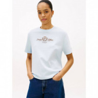 VARSITY CREST MDRN C-NK SS TEE KEEPSAKE