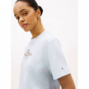 VARSITY CREST MDRN C-NK SS TEE KEEPSAKE