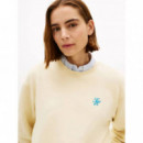 TH SCRIPT REG SWEATSHIRT COUNTRY IVORY